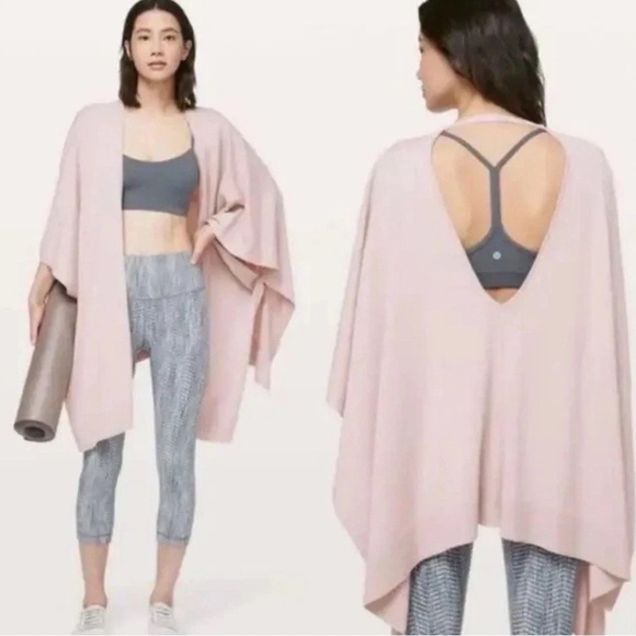 Lululemon Free To Coast Wrap Light Pink One Size - Picture 1 of 7